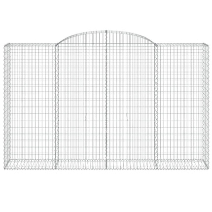 Cesti Gabbioni ad Arco 10 pz 300x50x180/200 cm Ferro Zincato