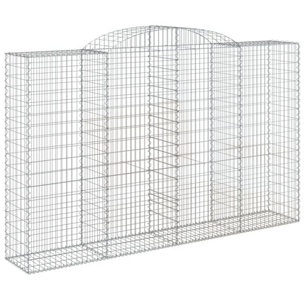 Cesti Gabbioni ad Arco 15 pz 300x50x180/200 cm Ferro Zincato