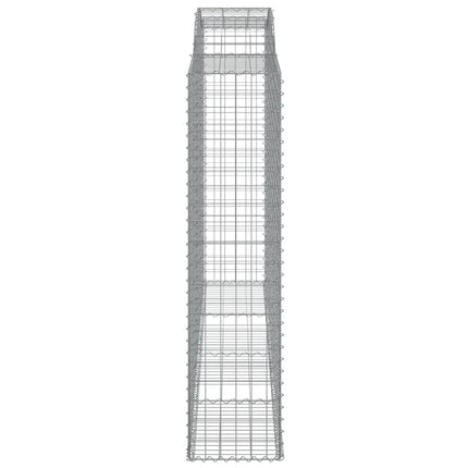 Cesti Gabbioni ad Arco 7 pz 300x50x200/220 cm Ferro Zincato