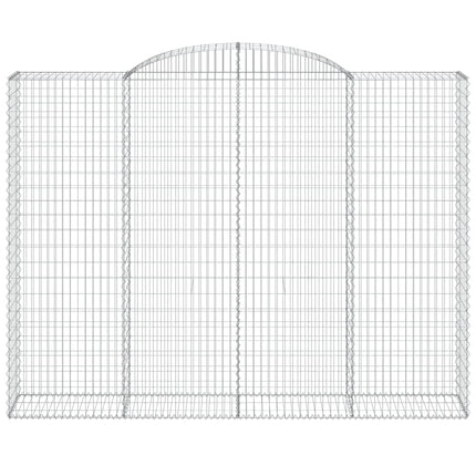 Cesti Gabbioni ad Arco 5 pz 300x50x220/240 cm Ferro Zincato