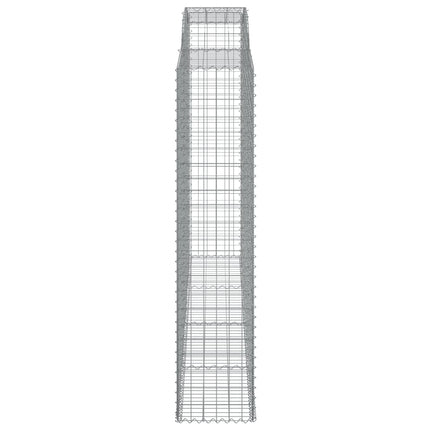 Cesti Gabbioni ad Arco 7 pz 300x50x220/240 cm Ferro Zincato