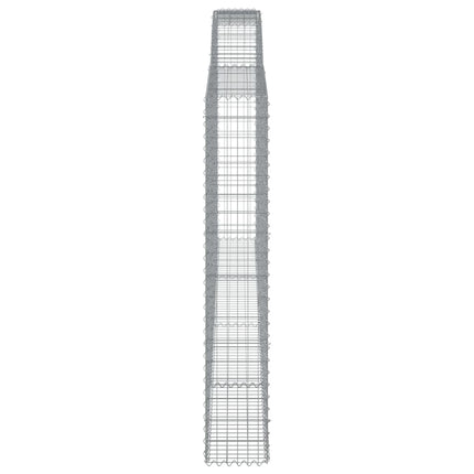 Cesti Gabbioni ad Arco 5 pz 400x30x180/200 cm Ferro Zincato