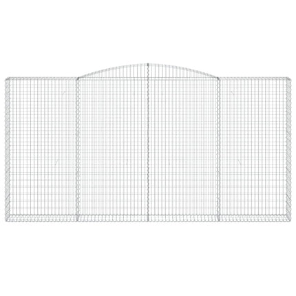 Cesti Gabbioni ad Arco 6 pz 400x30x200/220 cm Ferro Zincato