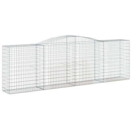 Cesti Gabbioni ad Arco 9 pz 400x50x120/140 cm Ferro Zincato
