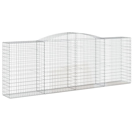 Cesti Gabbioni ad Arco 8 pz 400x50x140/160 cm Ferro Zincato