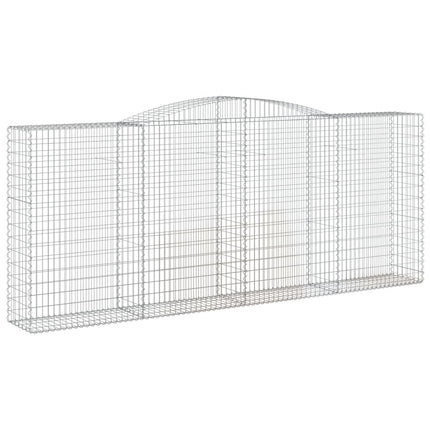 Cesti Gabbioni ad Arco 3 pz 400x50x160/180 cm Ferro Zincato
