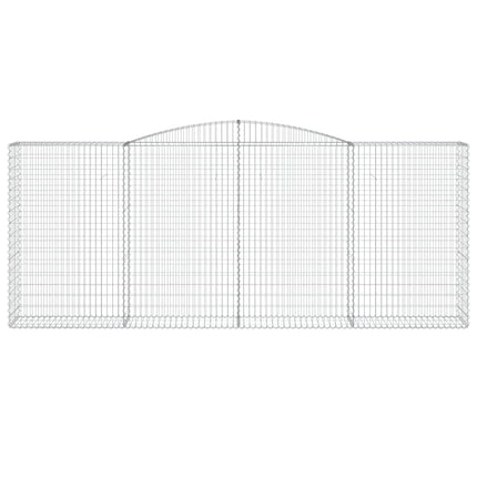 Cesti Gabbioni ad Arco 6 pz 400x50x160/180 cm Ferro Zincato