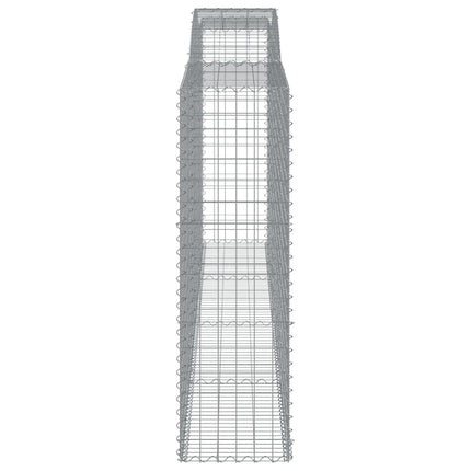 Cesti Gabbioni ad Arco 20 pz 400x50x160/180 cm Ferro Zincato