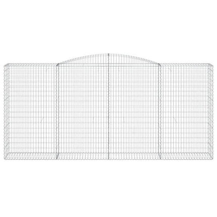 Cesti Gabbioni ad Arco 3 pz 400x50x180/200 cm Ferro Zincato