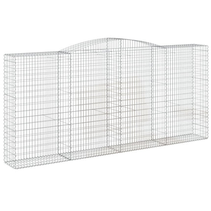 Cesti Gabbioni ad Arco 9 pz 400x50x180/200 cm Ferro Zincato