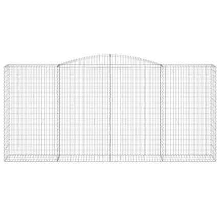 Cesti Gabbioni ad Arco 15 pz 400x50x180/200 cm Ferro Zincato