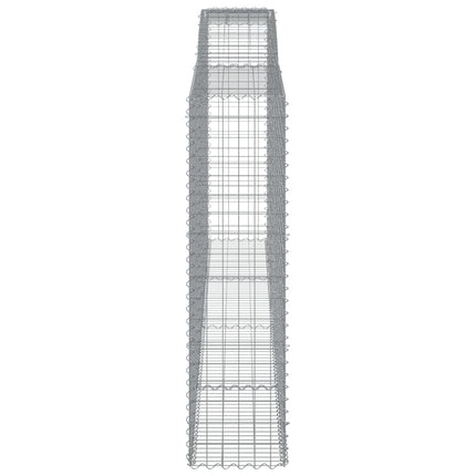 Cesti Gabbioni ad Arco 15 pz 400x50x180/200 cm Ferro Zincato