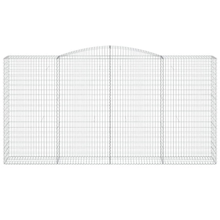 Cesti Gabbioni ad Arco 20 pz 400x50x200/220 cm Ferro Zincato
