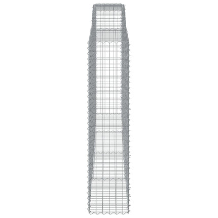 Cesti Gabbioni ad Arco 20 pz 400x50x200/220 cm Ferro Zincato