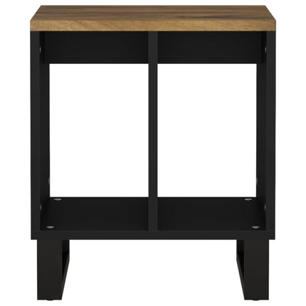 Tavolino 40x31x46 cm Legno Massello Mango e Legno Multistrato