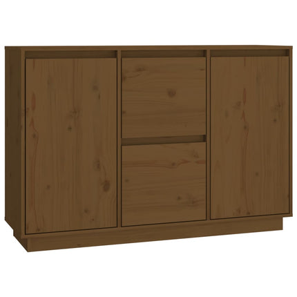 Credenza Marrone ambra 111x34x75 cm in Legno Massello di Pino