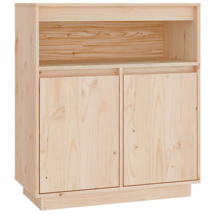 Credenza 70x34x80 cm in Legno Massello di Pino