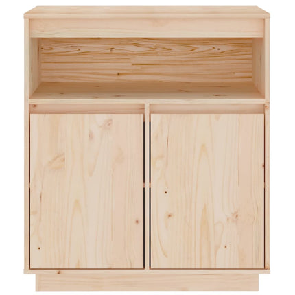 Credenza 70x34x80 cm in Legno Massello di Pino