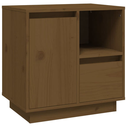 Comodino ambra 50x34x50 cm in Legno Massello di Pino