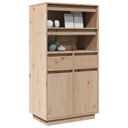 Credenza 60x40x116,5 cm in Legno Massello di Pino