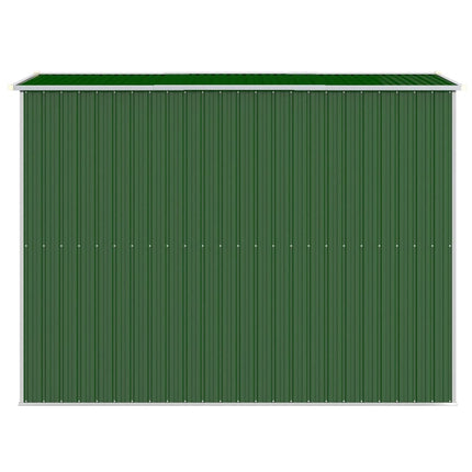 Capanno da Giardino Verde 192x274x223 cm Acciaio Zincato