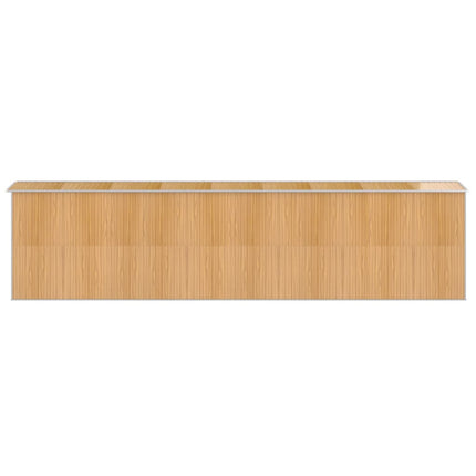 Capanno Giardino Marrone Chiaro 192x772x223 cm Acciaio Zincato