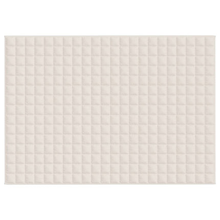 Coperta Ponderata Crema Chiaro 155x220 cm 11 kg Tessuto