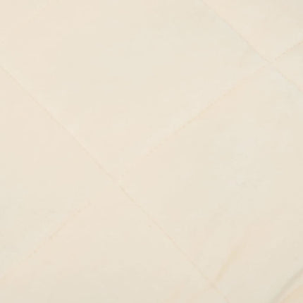 Coperta Ponderata Crema Chiaro 120x180 cm 9 kg Tessuto