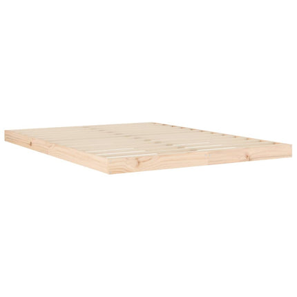 Letto senza Materasso 140x190 cm in Legno Massello di Pino