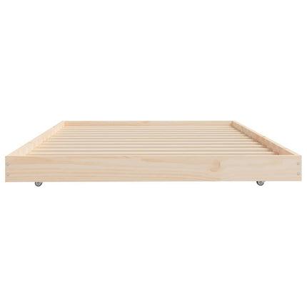 Giroletto senza Materasso 100x200 cm in Legno Massello di Pino