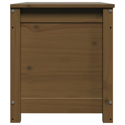 Contenitore Portaoggetti Ambra 80x40x45,5cm Legno Massello Pino