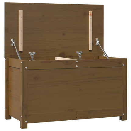 Contenitore Portaoggetti Ambra 80x40x45,5cm Legno Massello Pino