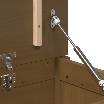 Contenitore Portaoggetti Ambra 80x40x45,5cm Legno Massello Pino