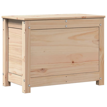 Contenitore Portaoggetti 60x32x45,5 cm Legno Massello Pino