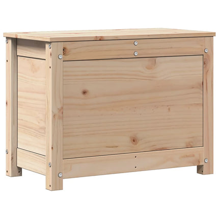 Contenitore Portaoggetti 60x32x45,5 cm Legno Massello Pino