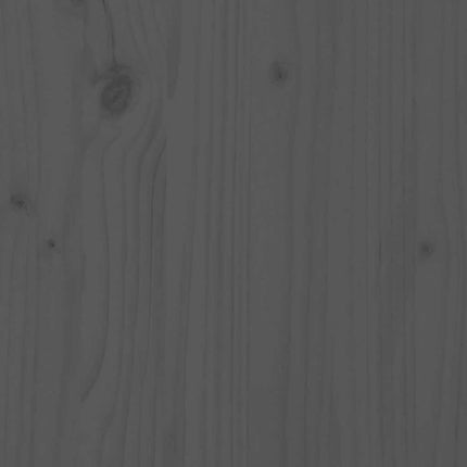 Contenitore Portaoggetti Grigio 60x32x45,5cm Massello di Pino
