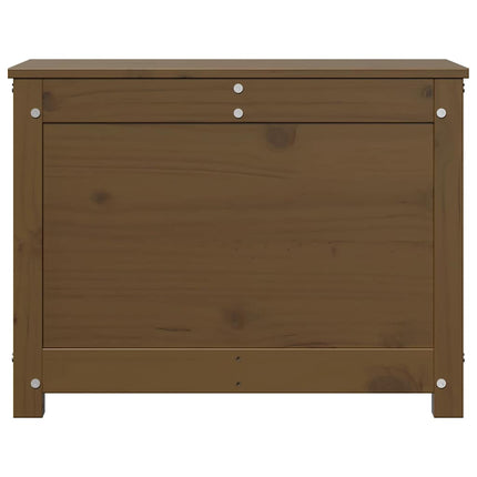 Contenitore Portaoggetti Ambra 60x32x45,5cm Legno Massello Pino