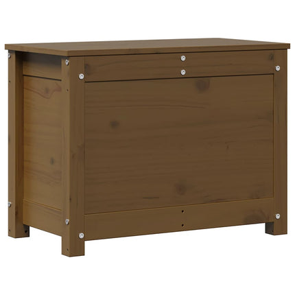 Contenitore Portaoggetti Ambra 60x32x45,5cm Legno Massello Pino