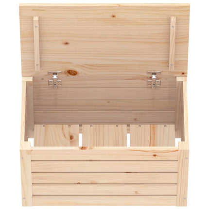 Contenitore Portaoggetti 59,5x36,5x33 cm Legno Massello Pino