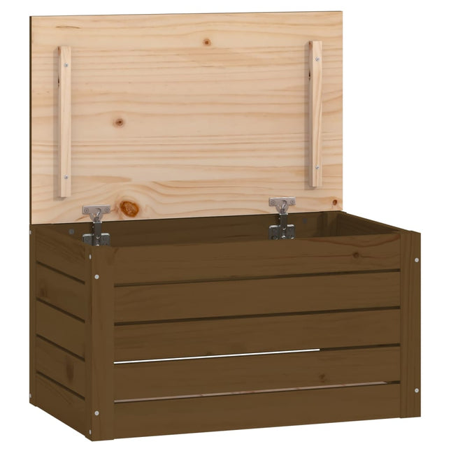 Contenitore Portaoggetti Ambra 59,5x36,5x33cm Massello di Pino