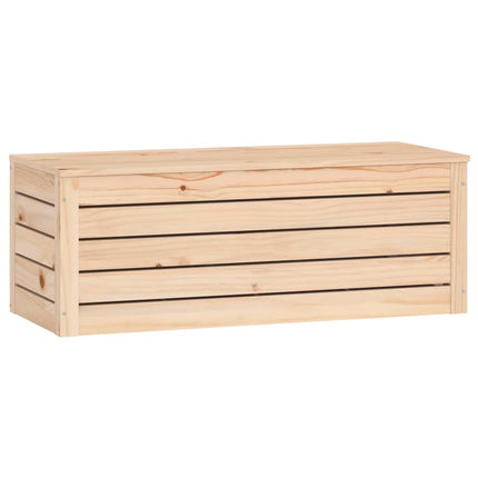 Contenitore Portaoggetti 89x36,5x33 cm Legno Massello Pino