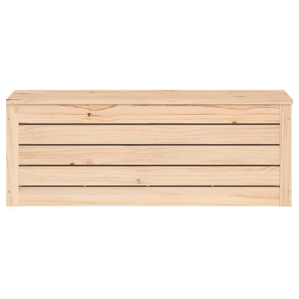 Contenitore Portaoggetti 89x36,5x33 cm Legno Massello Pino
