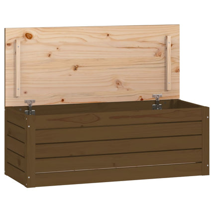 Contenitore Portaoggetti Ambra 89x36,5x33cm Legno Massello Pino