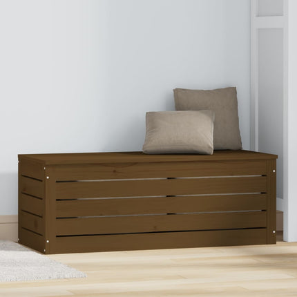Contenitore Portaoggetti Ambra 89x36,5x33cm Legno Massello Pino