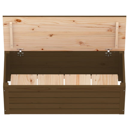 Contenitore Portaoggetti Ambra 89x36,5x33cm Legno Massello Pino