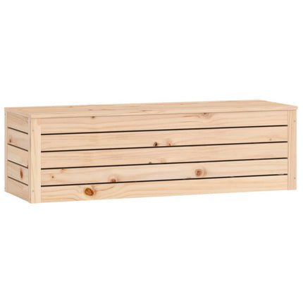 Contenitore Portaoggetti 109x36,5x33 cm Legno Massello Pino