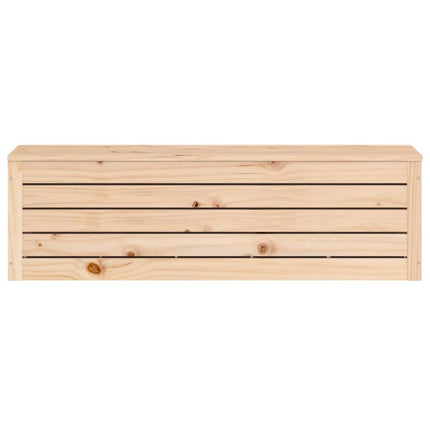 Contenitore Portaoggetti 109x36,5x33 cm Legno Massello Pino