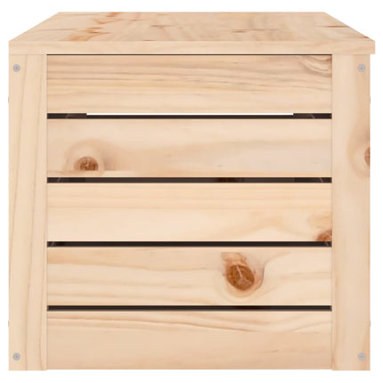 Contenitore Portaoggetti 109x36,5x33 cm Legno Massello Pino
