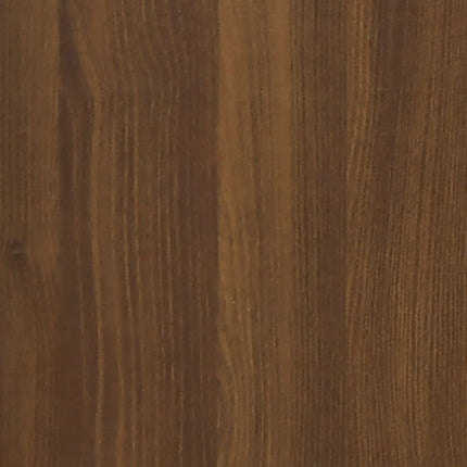 Comodino Rovere Marrone 100x35x40 cm Legno Multistrato