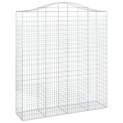 Cesto Gabbione ad Arco 200x50x220/240 cm Ferro Zincato